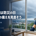 9月1日は防災の日｜窓ガラスの備えを見直そう